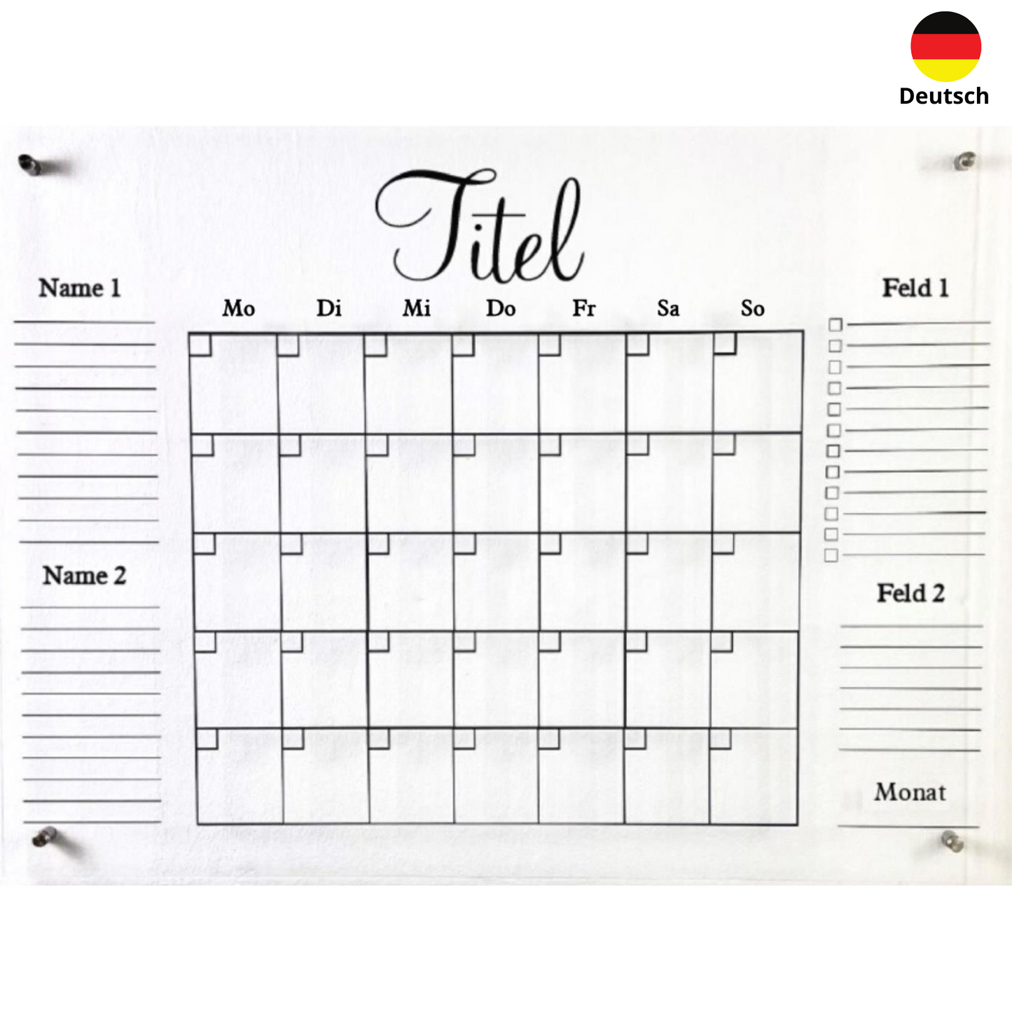 Classic Maandkalender